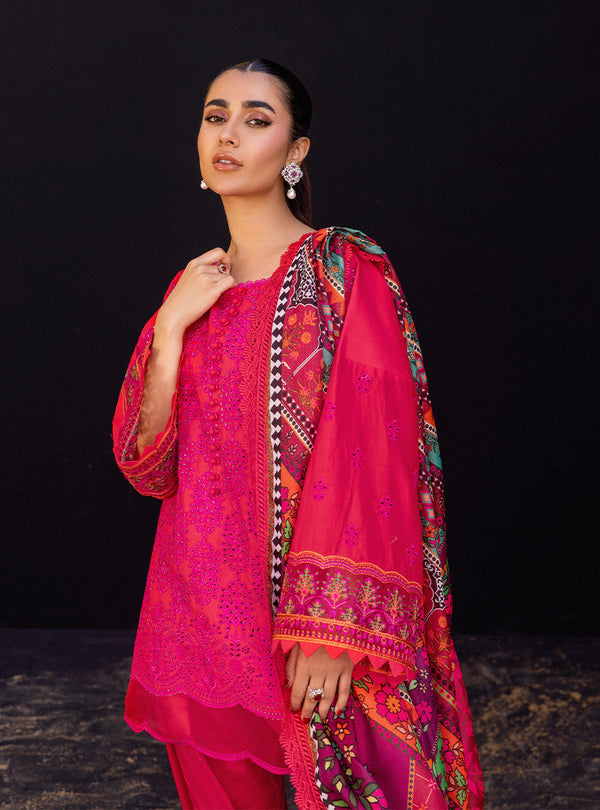 Zainab Chottani Luxury ChikanKari Lawn 2024 | LAALI | 6B