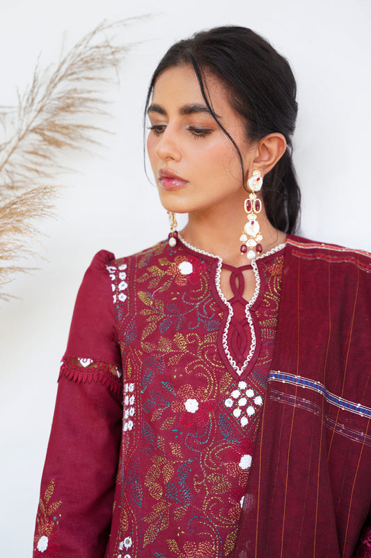 Qlinekari Lawn Collection 2023 By Qalamkari | Ruby