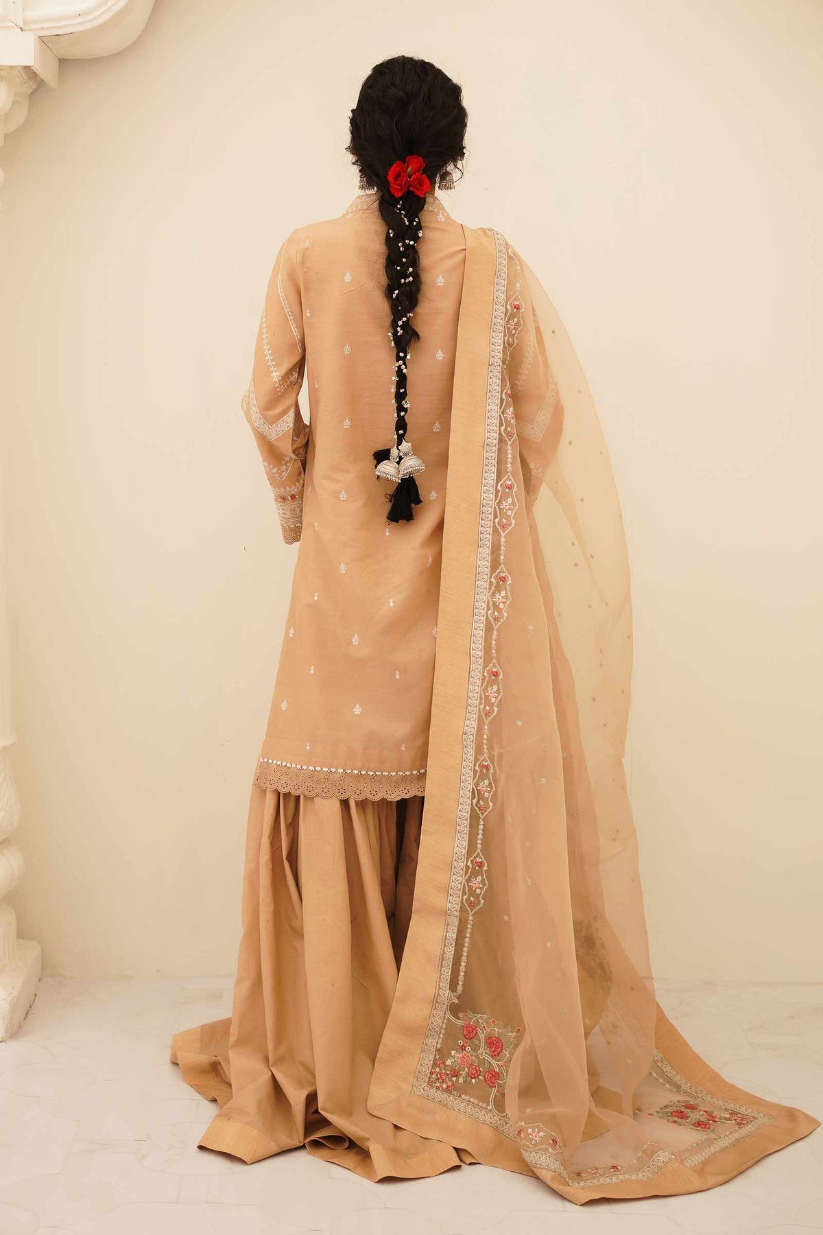 Zara Shahjahan Embroidered - Mirha Fashion