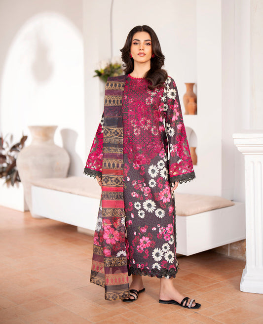 Xenia Unstitched Embroidered 3Pcs Lawn Summer Collection | VASHTA