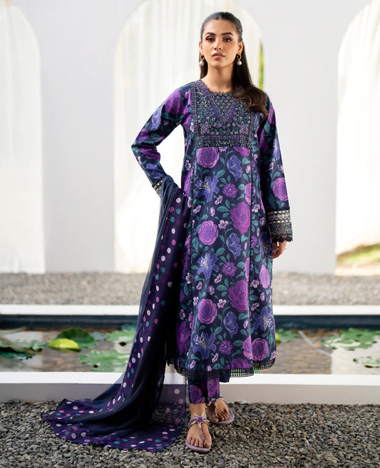 Xenia Unstitched Embroidered 3Pcs Lawn Summer Collection | FARIBA