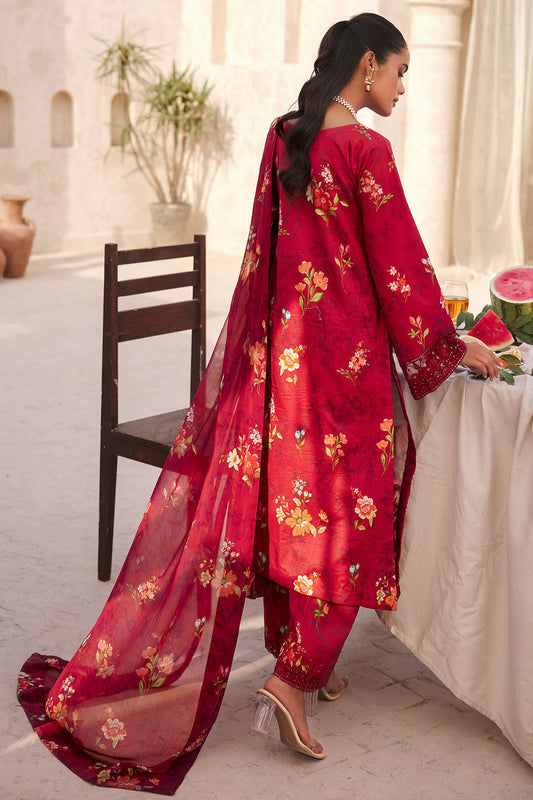 Motifz Amal Embroidered Unstitched Lawn | Eva