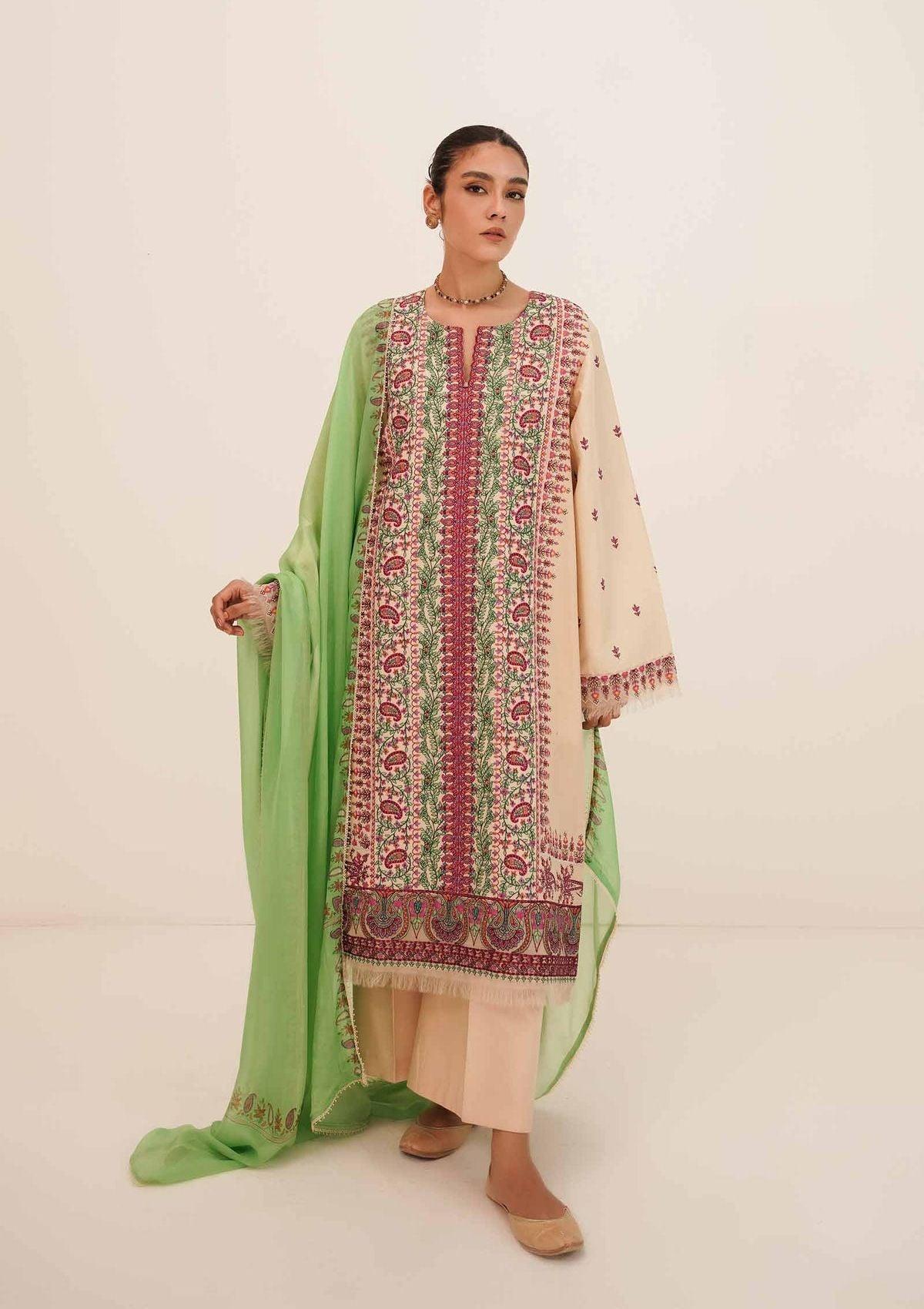 Zara Shahjahan Luxury ZSJ- ZIYA-A - Mirha Fashion