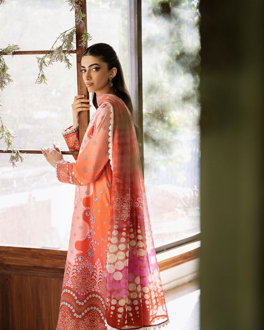 Roheenaz Flora Unstitched Lawn 2024 |serenade-1