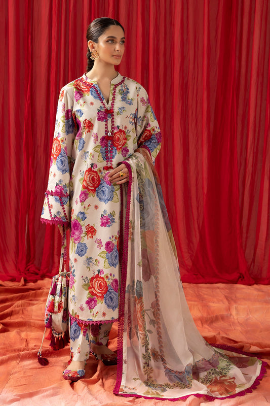 Alizeh Lawn Collection| Shein Print 2024-LUNA ROSE - Mirha Fashion