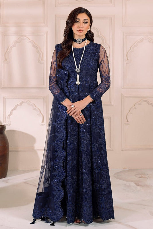 Alizeh Dua Luxury Formals | Khirad-Blue - Mirha Fashion - Alizeh - Luxury Formals -